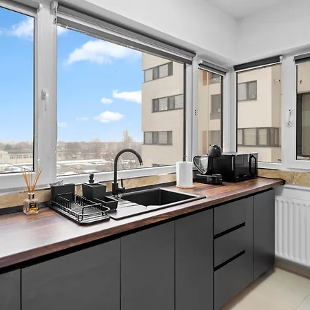 Lejlighed Minimalist & Grey Flat Bukarest
