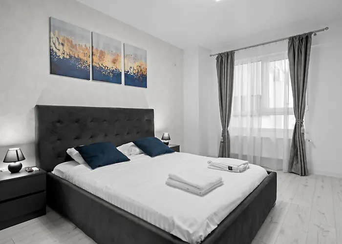 Apartman Minimalist & Grey Flat Bukarest