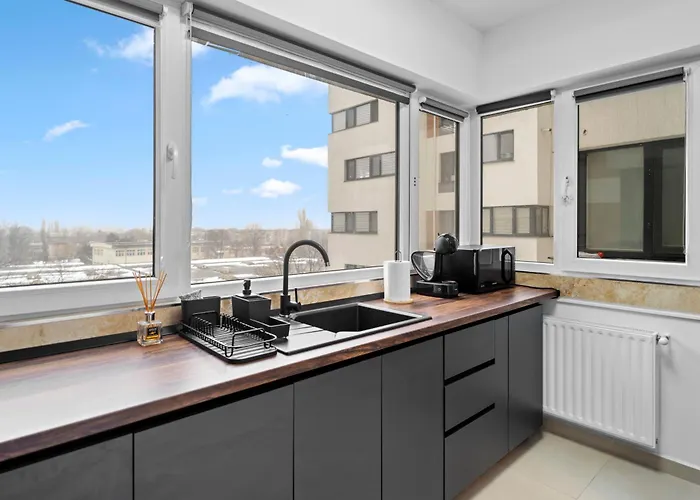 Lejlighed Minimalist & Grey Flat Bukarest