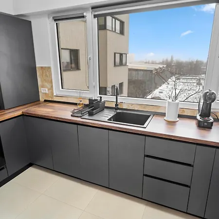 Minimalist & Grey Flat Apartament Bucureşti